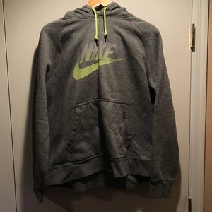 Nike grey sweatshirt swoosh logo size xl